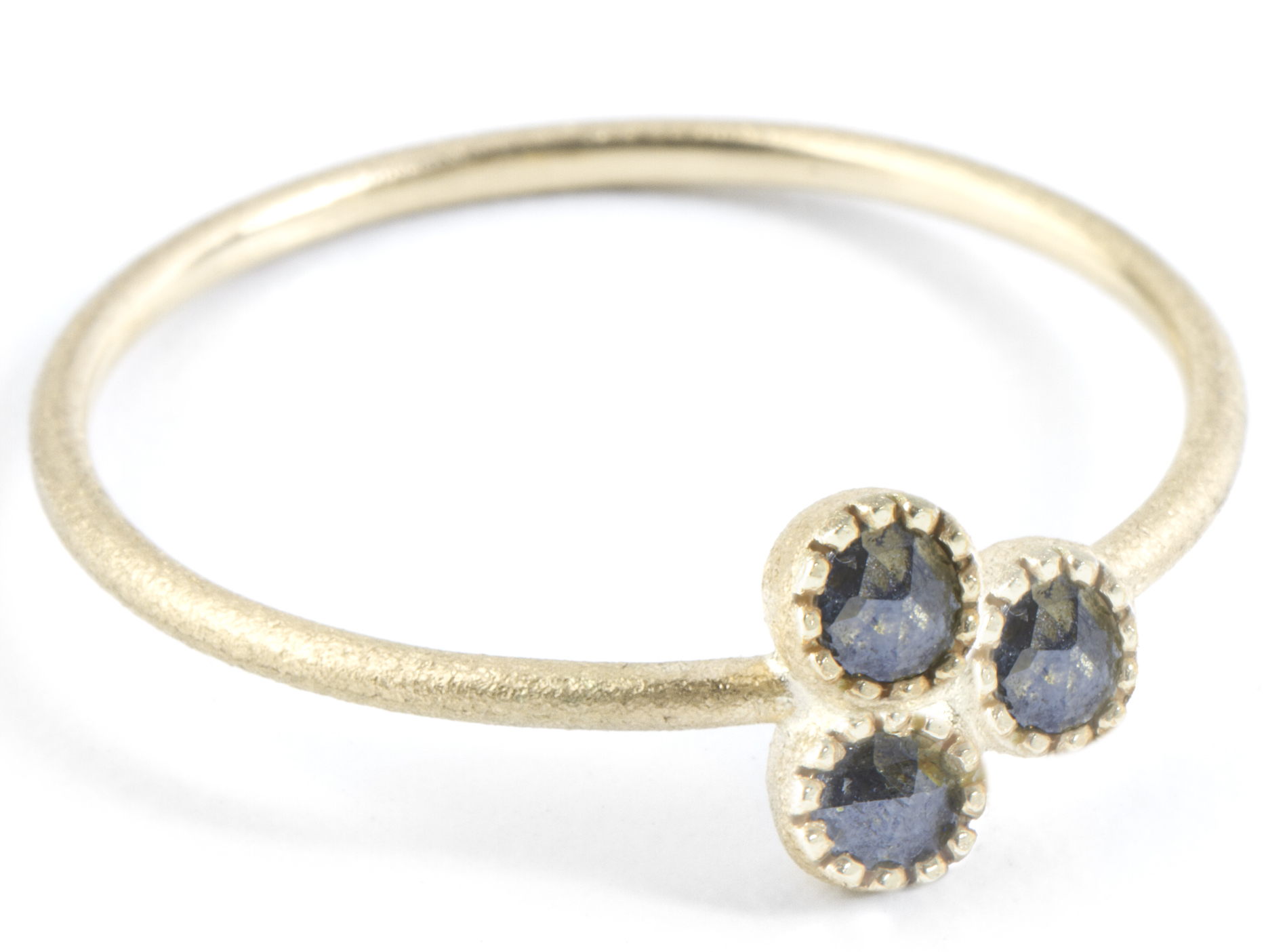 Nina Nguyen rose-cut trio ring | JCK On Your Market