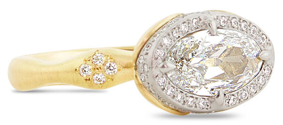 adel chefridi solitaire semimount engagement ring