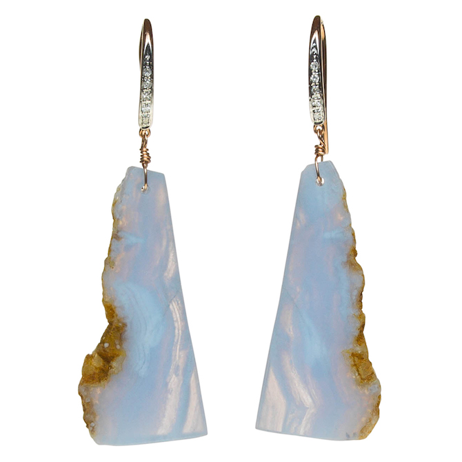 Asbury Adams blue lace agate earrings Asbury Adams blue lace agate earrings | JCK On Your Market