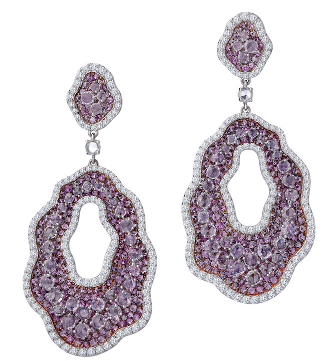 Bapalal Keshavlal pink sapphire earrings Bapalal Keshavlal pink sapphire earrings | JCK On Your Market