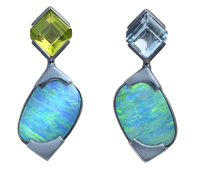 The Rock Hound Chromanteq opal earrings | JCK On Your Market