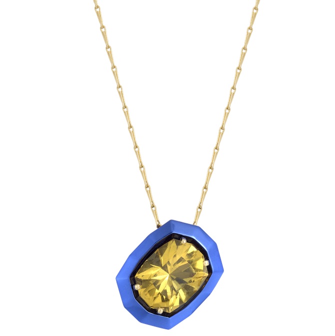 The Rock Hound Chromanteq heliodor pendant | JCK On Your Market