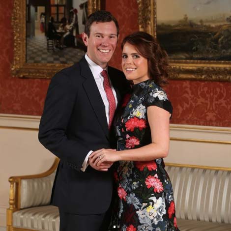 Jack Brooksbank Princess Eugenie official engagement portrait