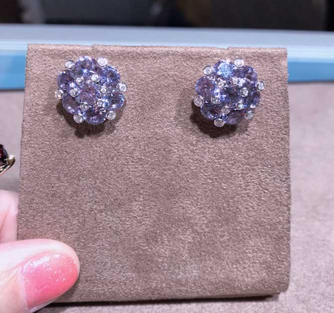 Aaron Henry Lavender Spinel Earrings