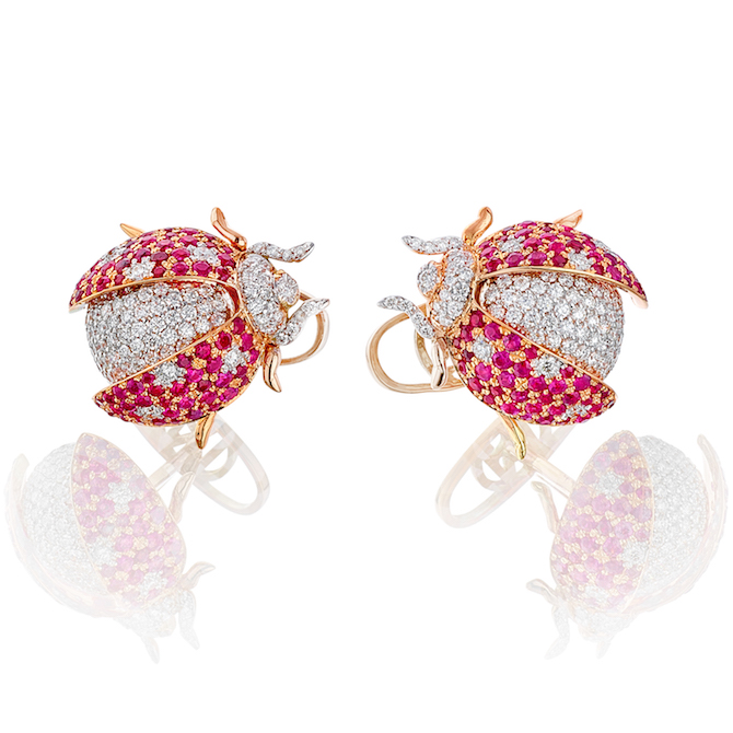 Oh My Got Lady Bird bug cufflinks