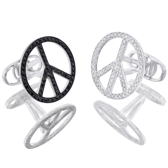 Oh My Got A Cuff for Peace cufflinks