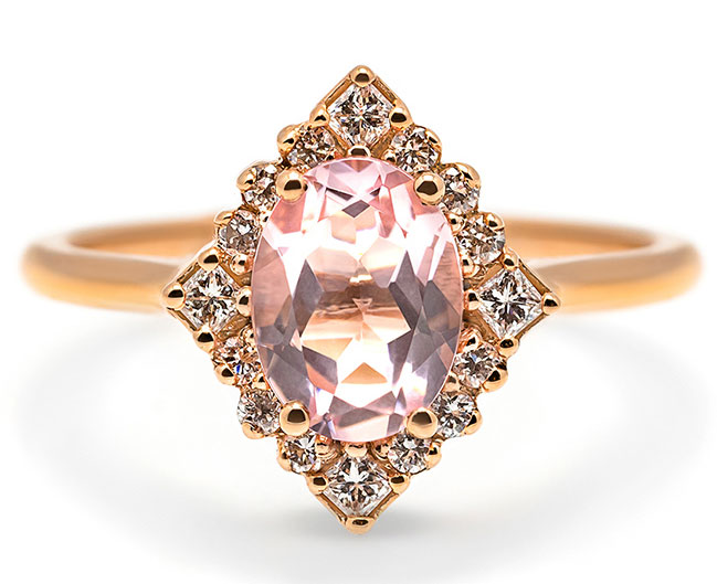 Porter Gulch morganite ring
