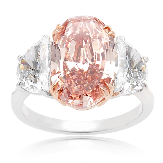 William Noble pink diamond ring