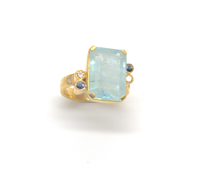 Sonia Tonkin Aquamarine Rings
