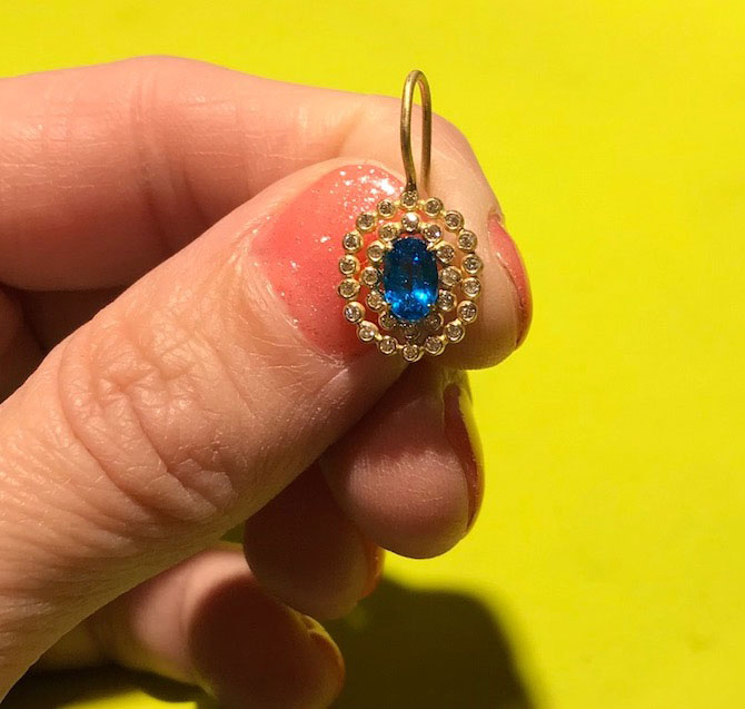 Suzy Landa Apatite Earring