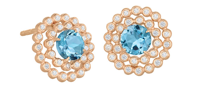Suzy Landa Aquamarine Earrings