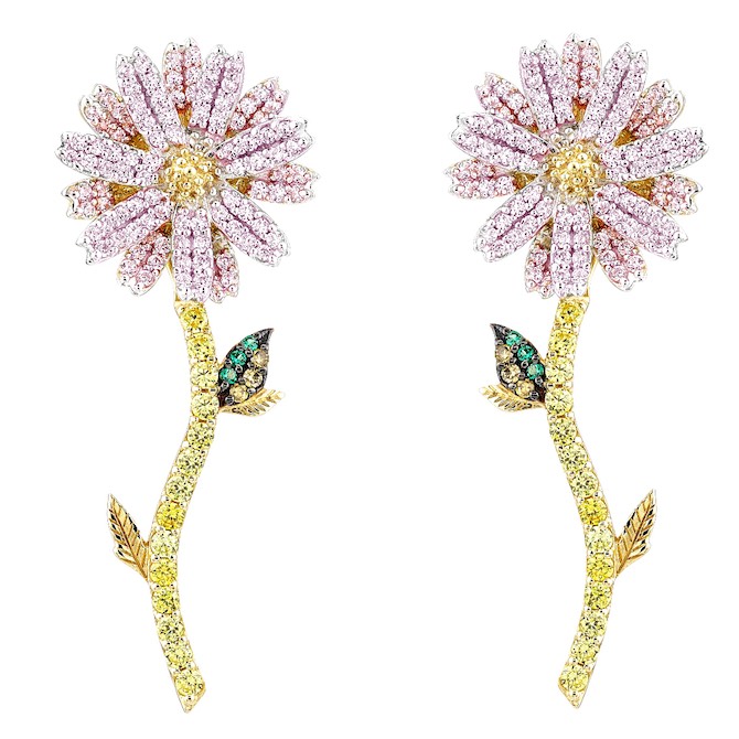 Anabela Chan daisy earrings