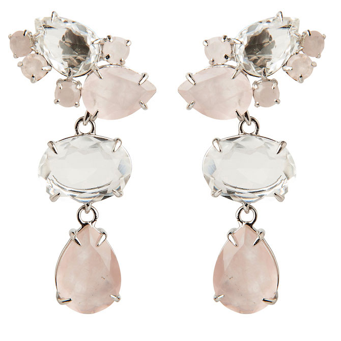 Bounkit quartz drop earrings
