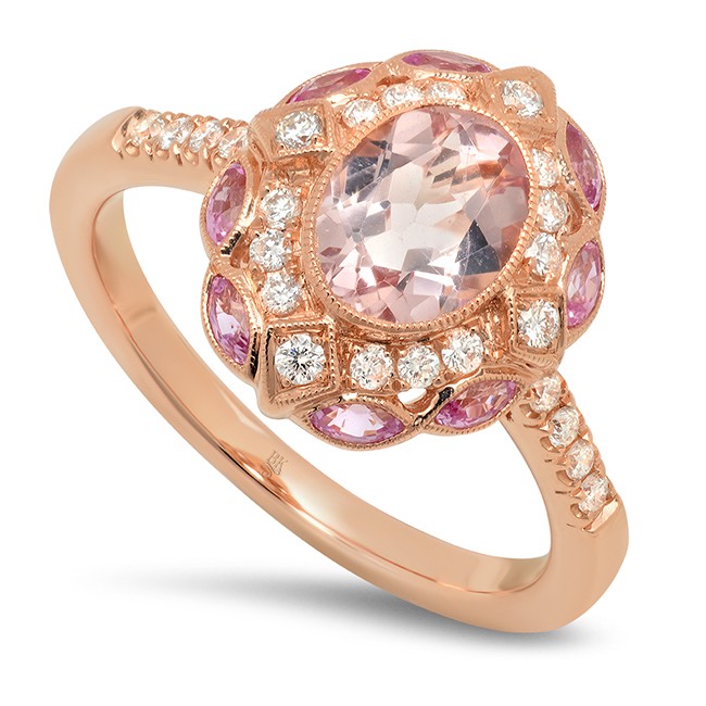 Beverley K morganite ring