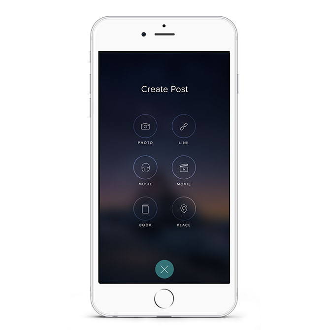 Vero iPhone CreatePost