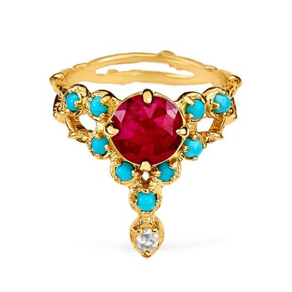 Karen Karch Floating Star Tiara ring