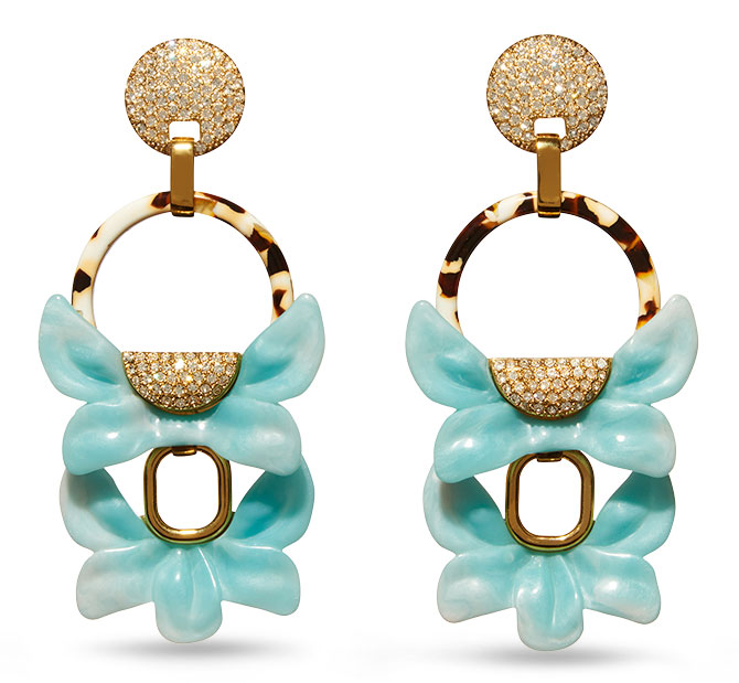 lele sadoughi rio earrings