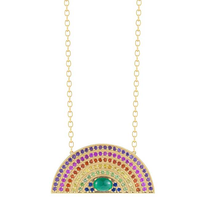 Andrea Fohrman rainbow necklace