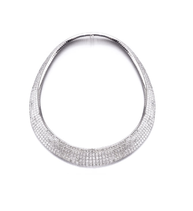 Christopher Designs diamond statement necklace