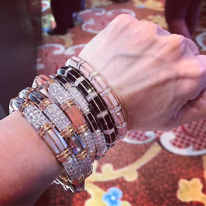 Picchiotti enamel bracelets