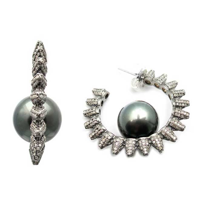 Samira 13 pearl earrings