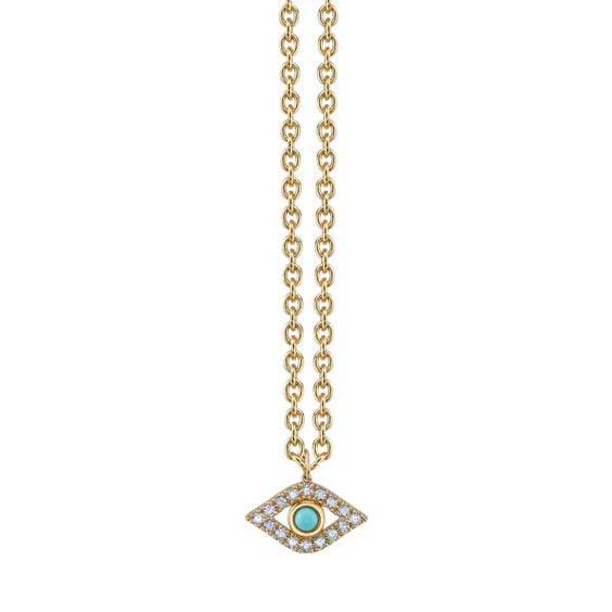 Sydney Evan evil eye pendant