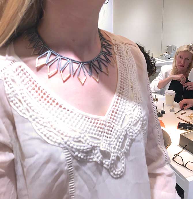 Todd Reed bib necklace