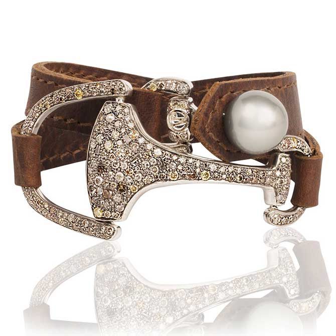 Vincent Peach pearl bracelet