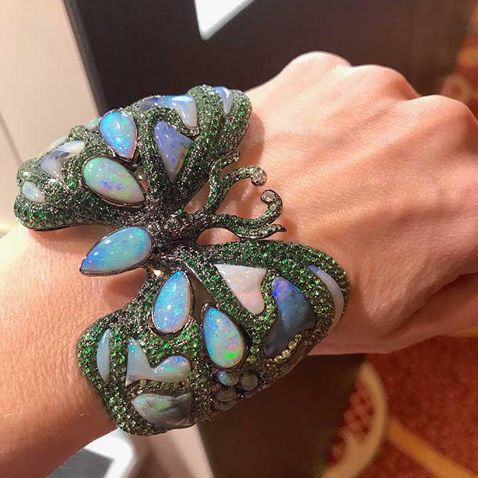 Wendy Yue opal butterfly bracelet
