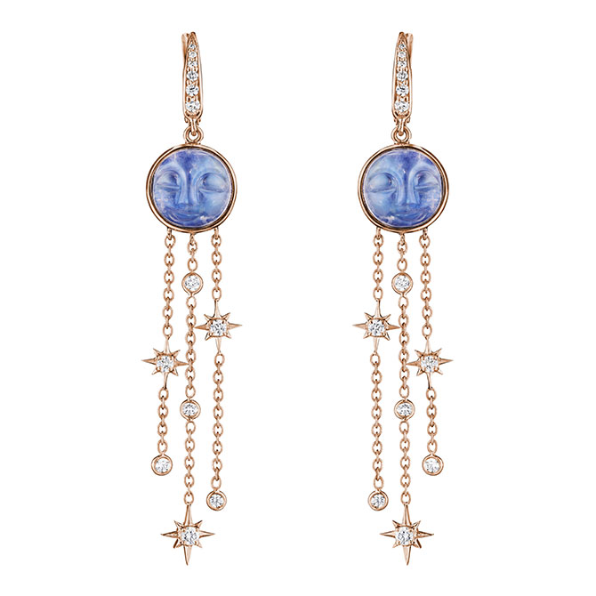 Penny Preville man in the moon dangle earrings Penny Preville man in the moon dangle earrings
