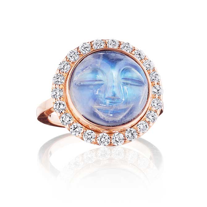 Penny Preville man in the moon ring Penny Preville man in the moon ring