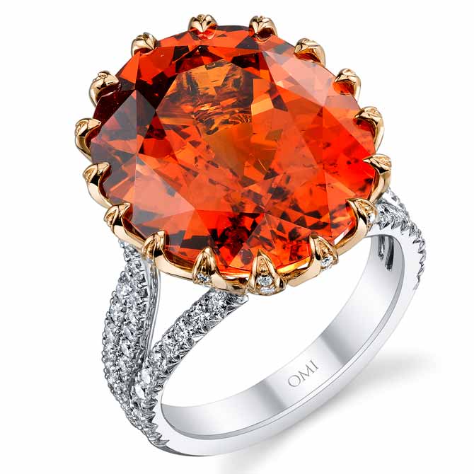 Omi Prive spessartine garnet ring