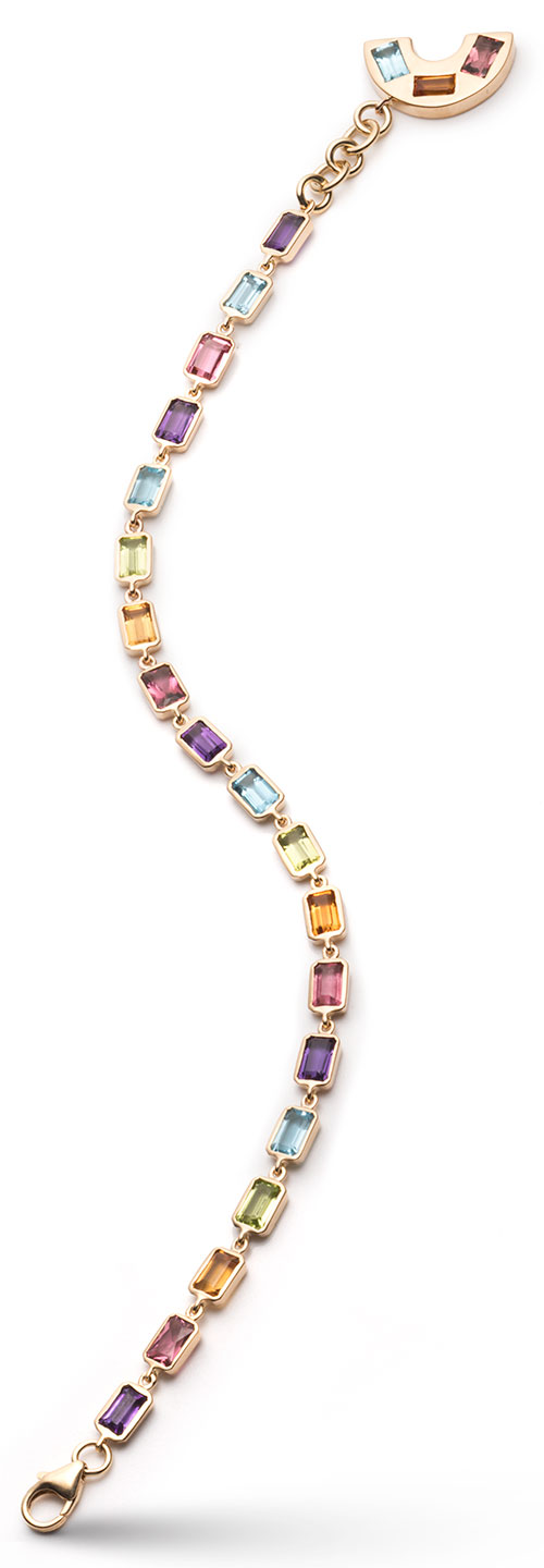 Brent Neale rainbow tennis bracelet