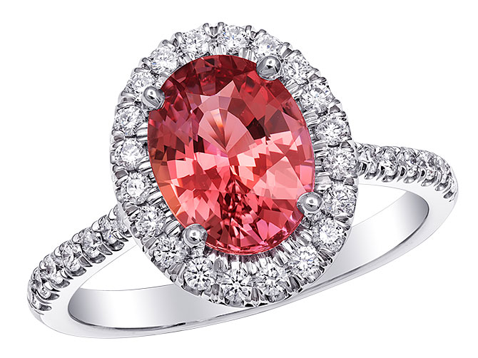 Coast Diamond pad sapphire ring