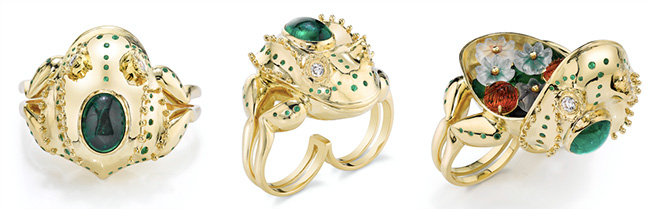Daniela Villegas frog ring Daniela Villegas frog ring