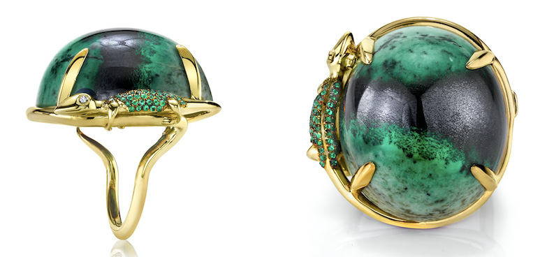 Daniela Villegas green ring Daniela Villegas green ring