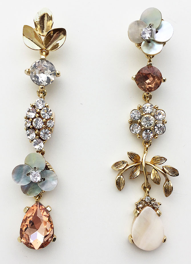 badgley mischka SS19 earrings