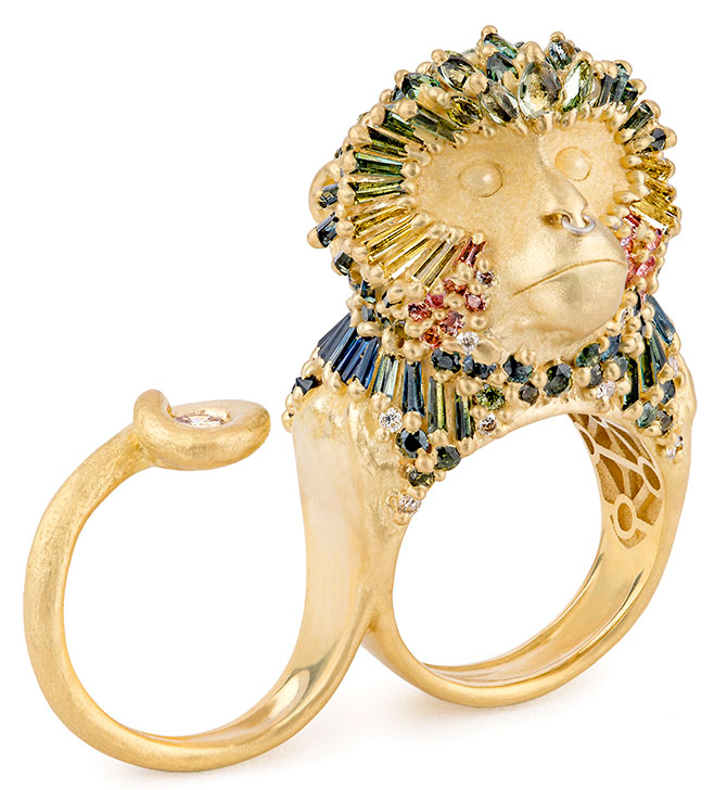 polly wales temple king monkey ring