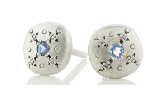 Adel Chefridi Silver Light stud earrings Adel Chefridi Silver Light stud earrings