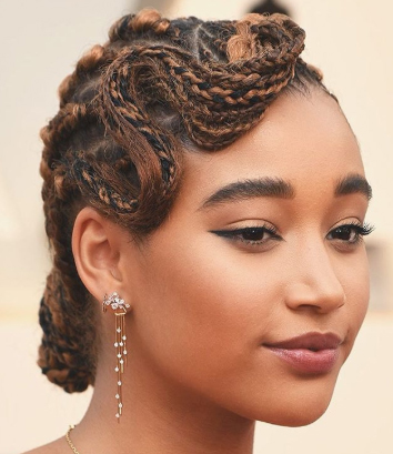 Amandla Stenberg Forevermark earrings Amandla Stenberg Forevermark earrings