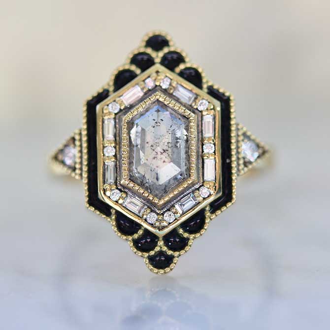 Emily Gill diamond ring Emily Gill diamond ring