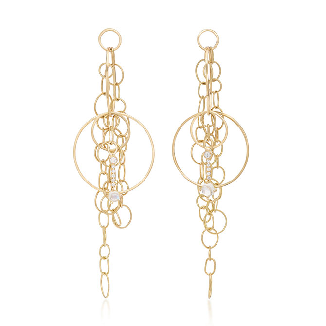 Katey Walker Chainmail gold earrings Katey Walker Chainmail gold earrings