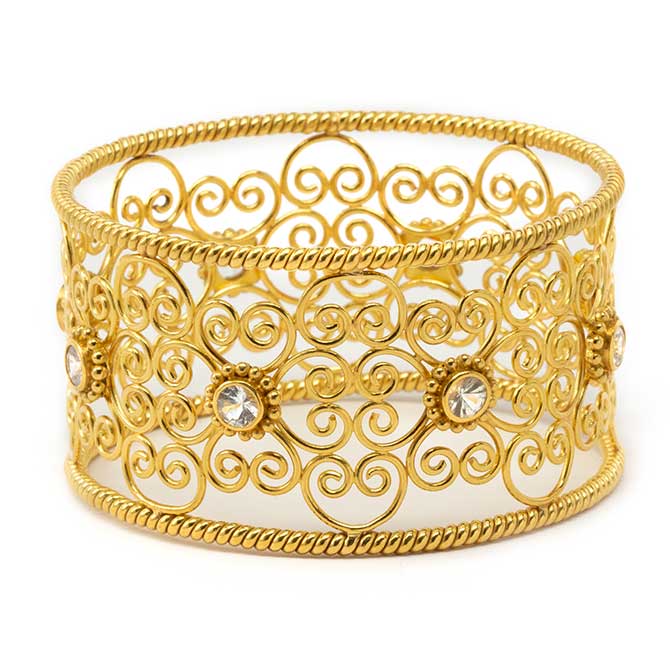 Linda Hoj gold cuff
