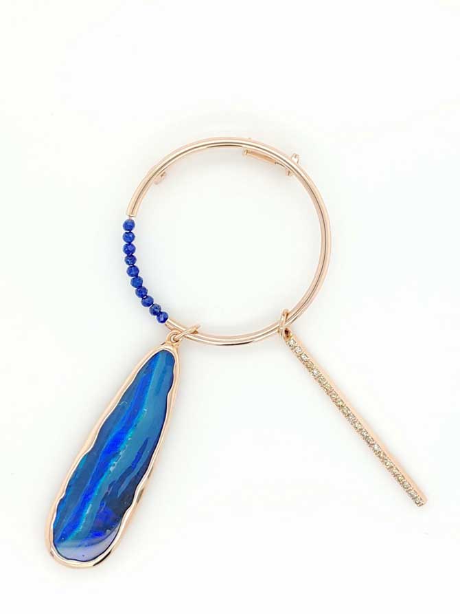 S Tree brooch