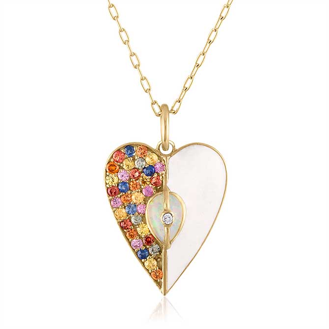 Loriann Unity heart necklace Loriann Unity heart necklace
