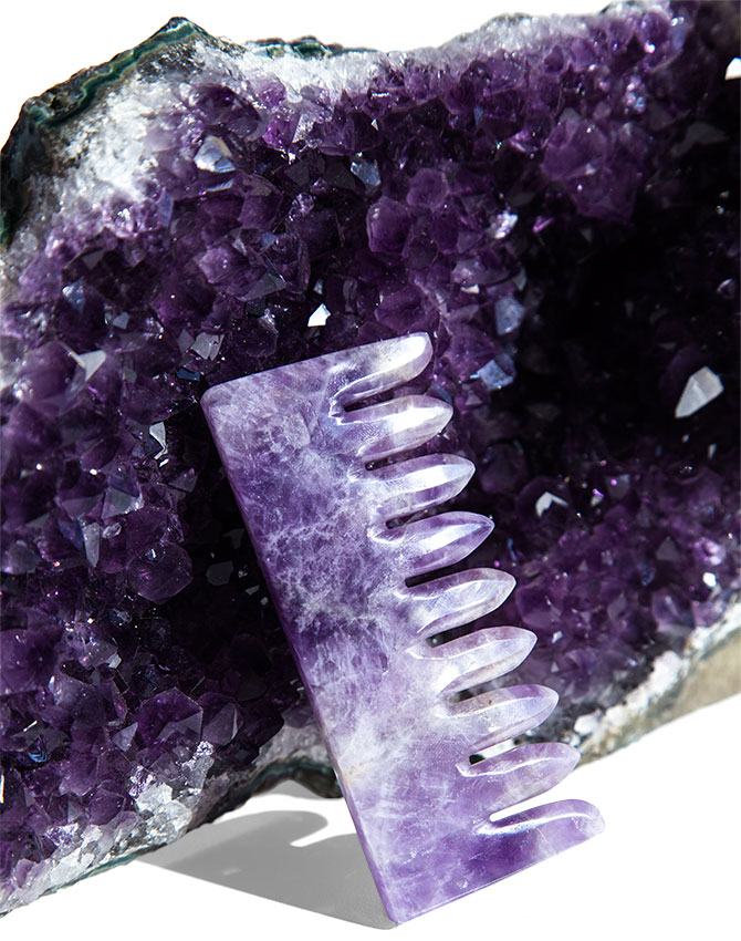 crownworks amethyst comb
