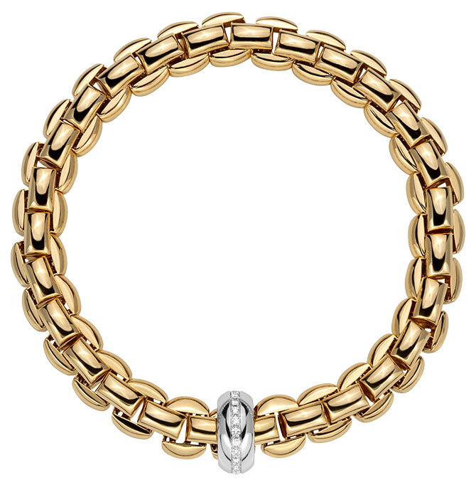 fope anniversario gold bracelet
