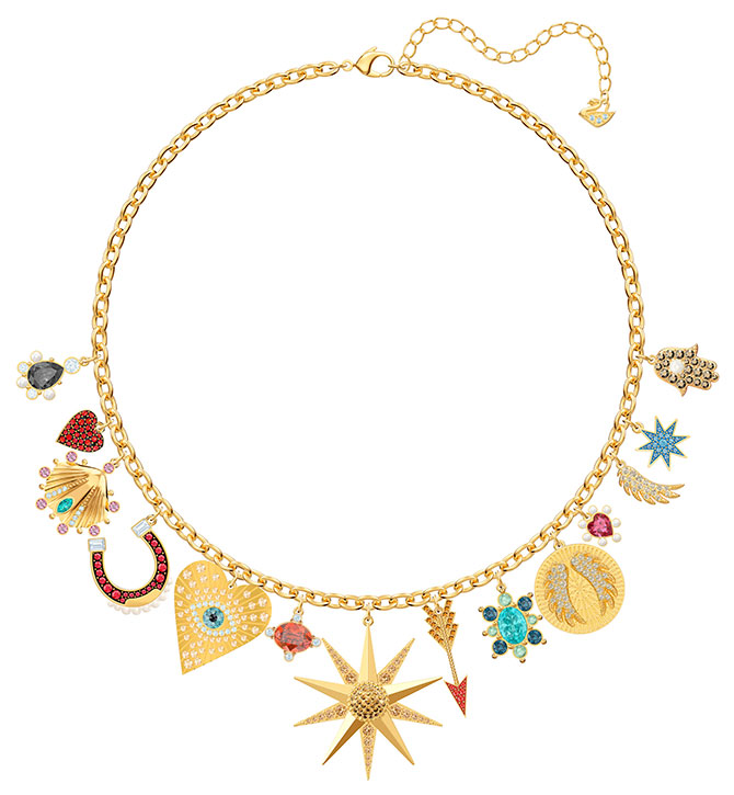 swarovski charm necklace