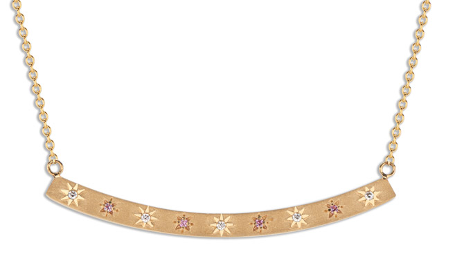 Pamela Zamore Arc Star necklace