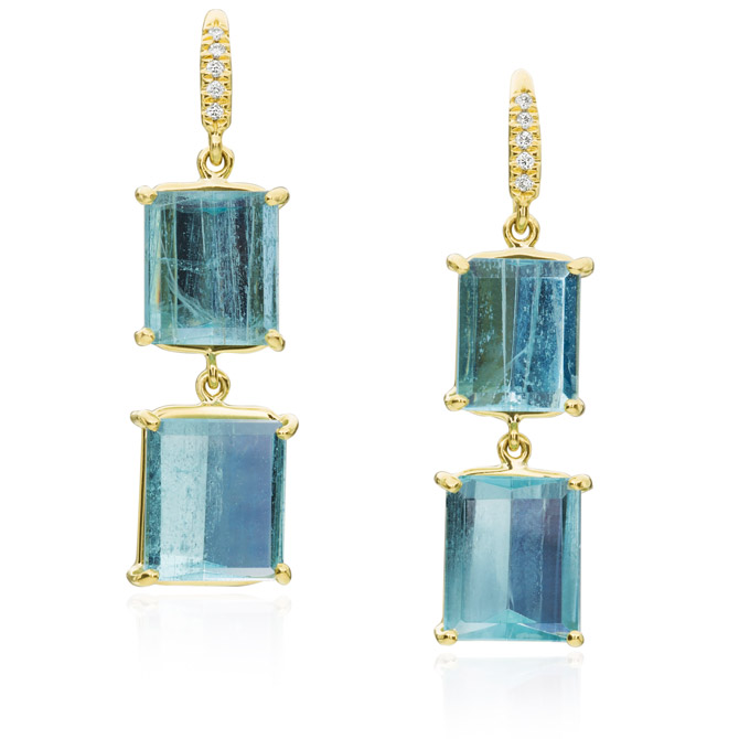 Lauren K aquamarine earrings Lauren K aquamarine earrings